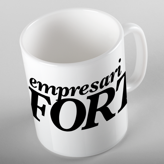 Empresari/a Fort/a - Taza de cerámica